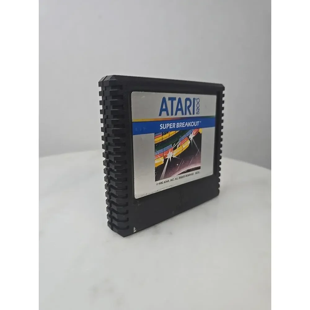 Super Breakout Atari 5200 Authentic Video Game Vintage Original Tested & WORKS!
